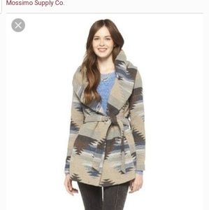 Mossimo Supply Tribal Print Coat - Size M.
